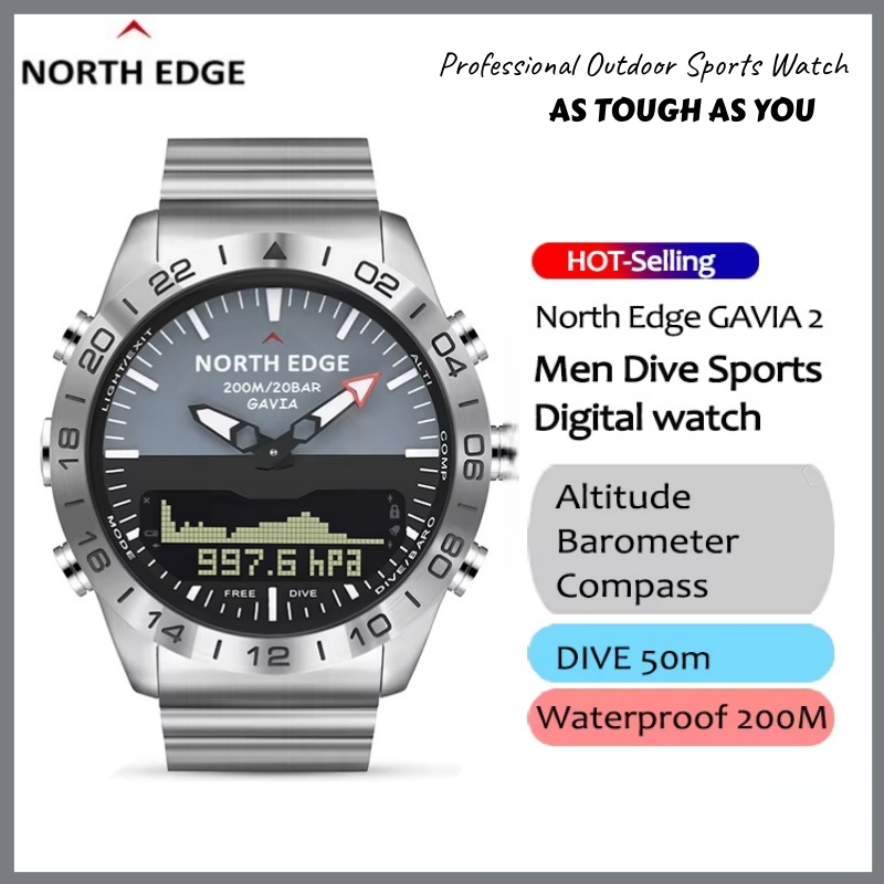 Smartwatch Army Watches For Men - NORTH EDGE Luxury Men Smart Watch