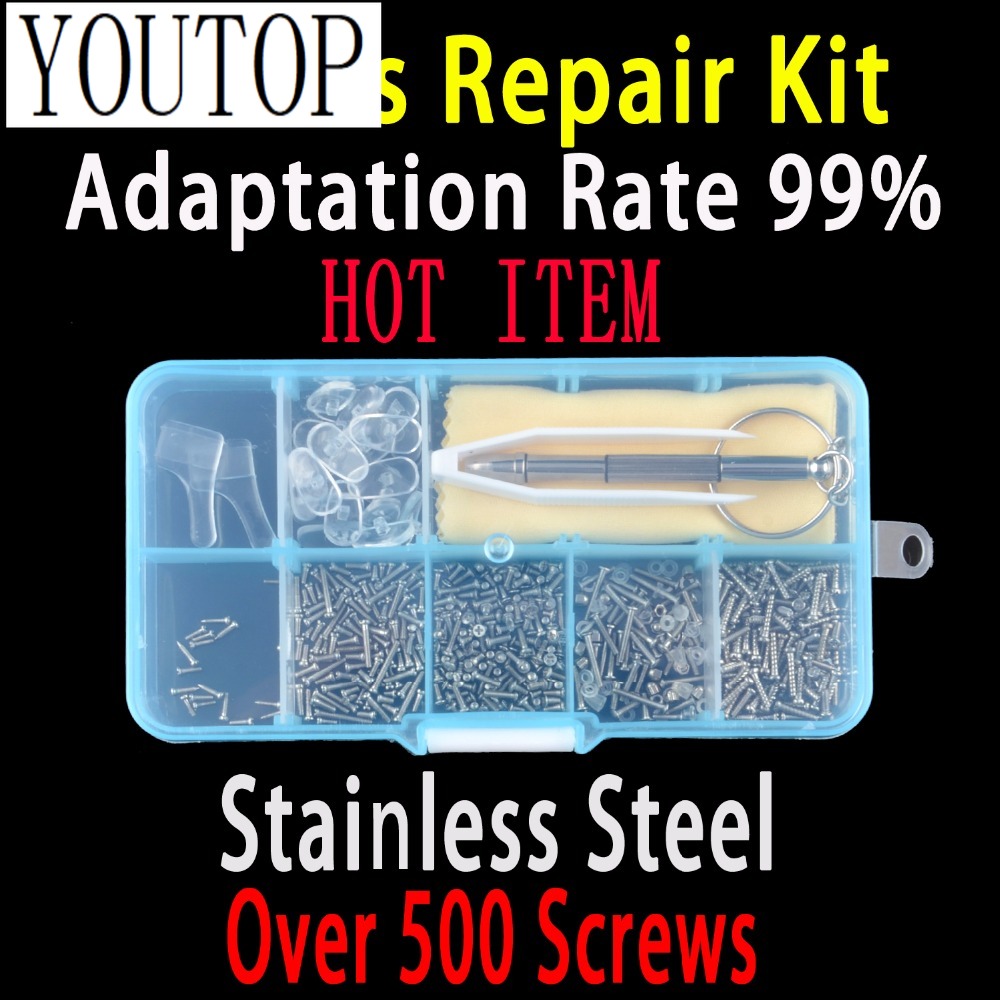 Watch Tool Repair Kit - 500 Eyeglasses Repair Kit Tool Set