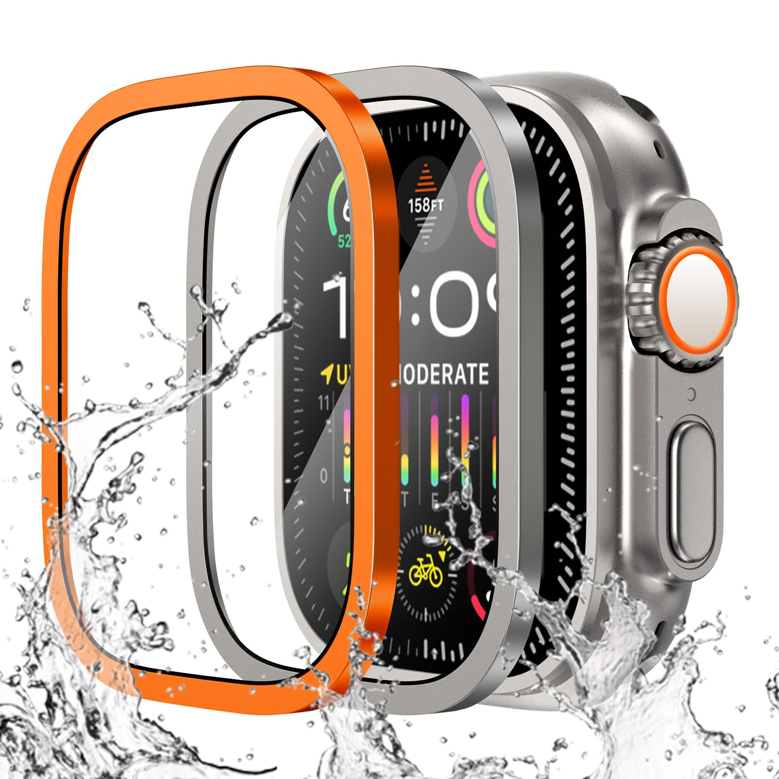 Smartwatch Watches For Mens - Tempered Glass for Apple Watch Ultra