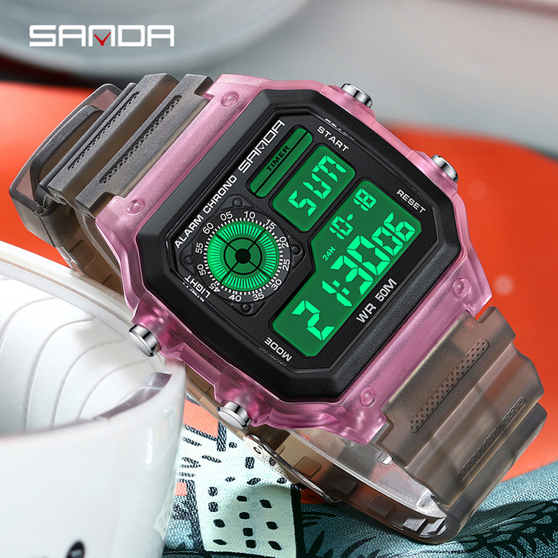 Ladies Fashion Watch - Fashyion Sanda Top Brand Led Digital