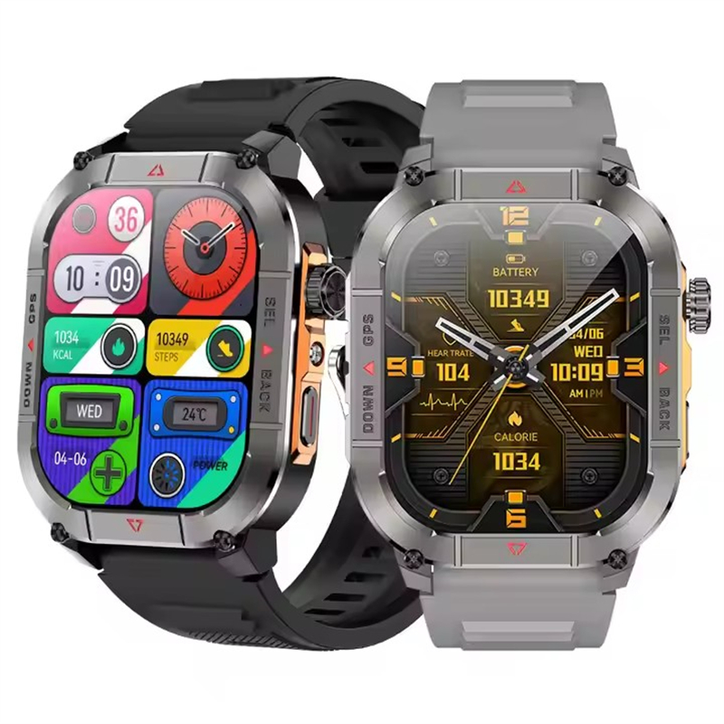 Smartwatch Digital Watches For Men - New HK84 Men Smart Watch AMOLED