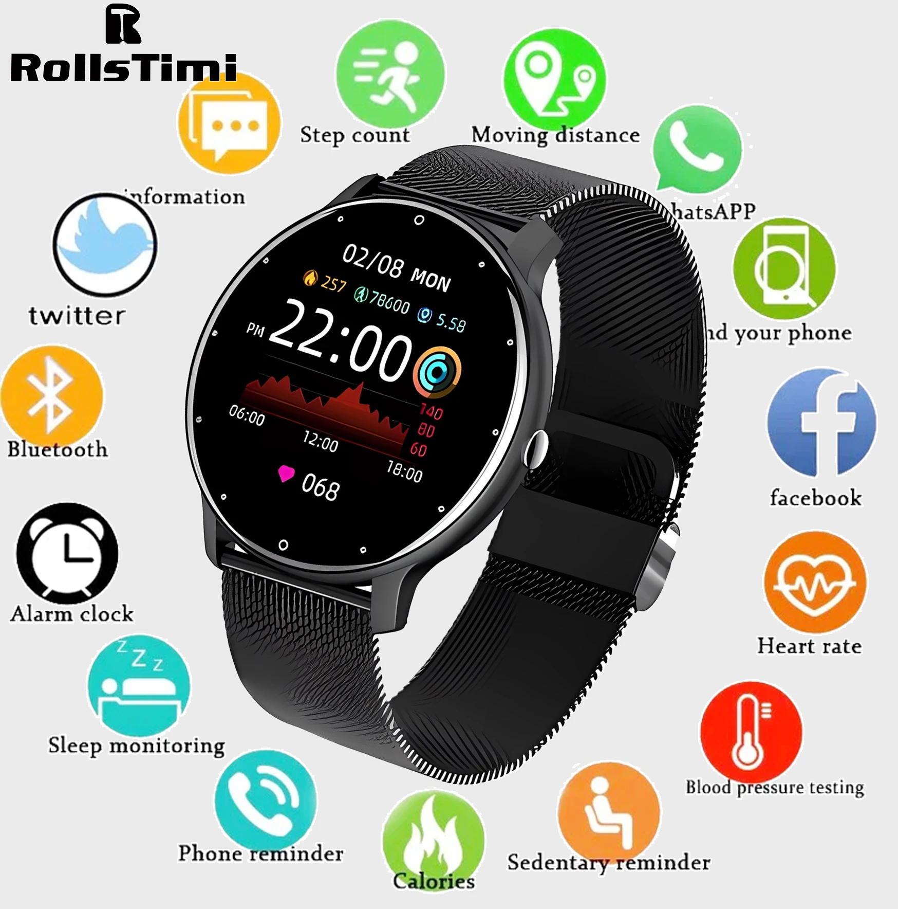 Watch Iwo - Smart Watch Men Bluetooth Call 24H
