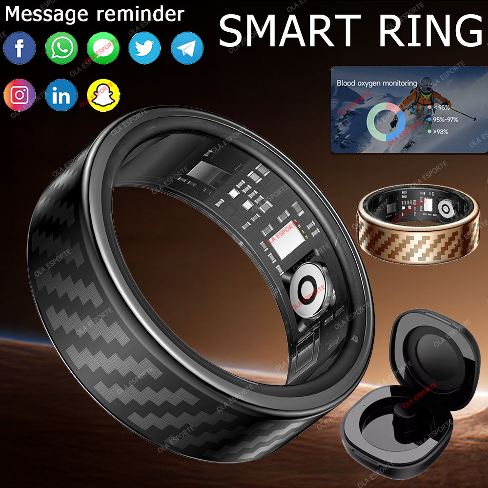 Smartwatch Health Watches - Newest Smart Ring Call Message Notification