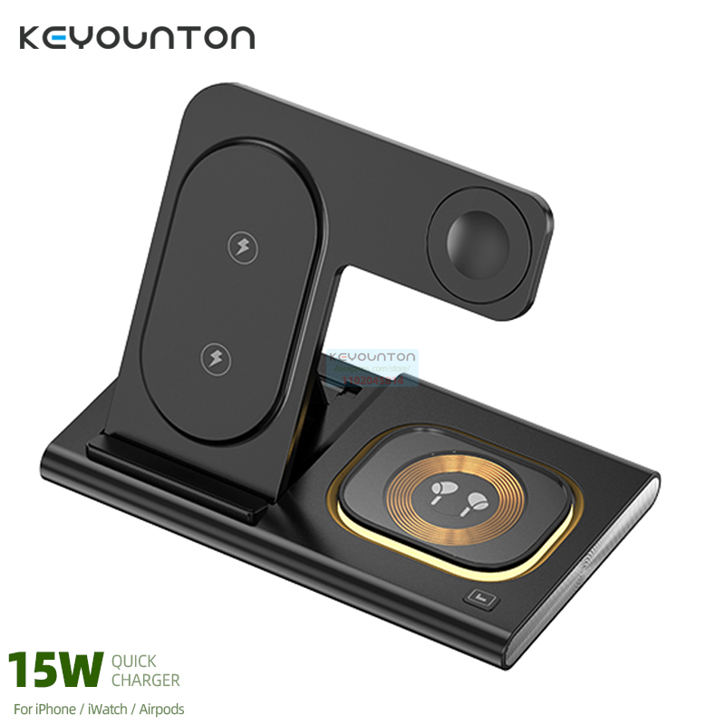 Watch Xs8 - 3 In 1 Wireless Charger For