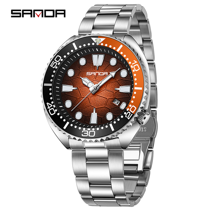 Smartwatch Ring Watches - SANDA high-end business men's watch luminous