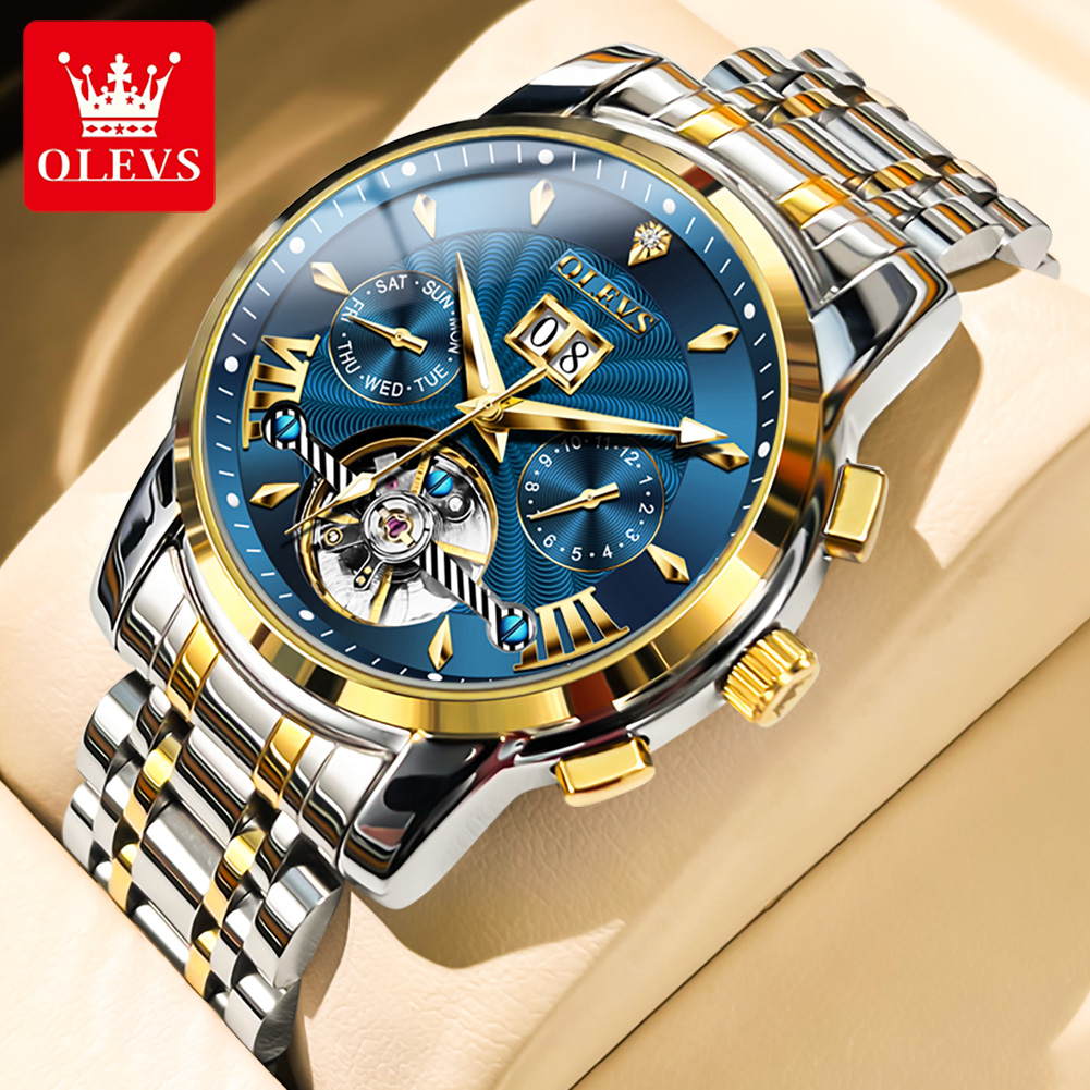 Anti-Magnetic Watch - OLEVS Men Watches Luxury Fashion Fine