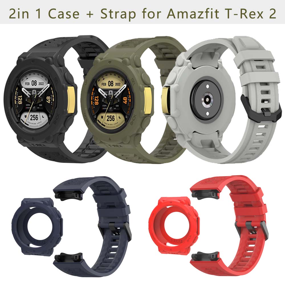 Silicone Strap&Case For Huami  - Smartwatch Watches Amazfit 评论和价格