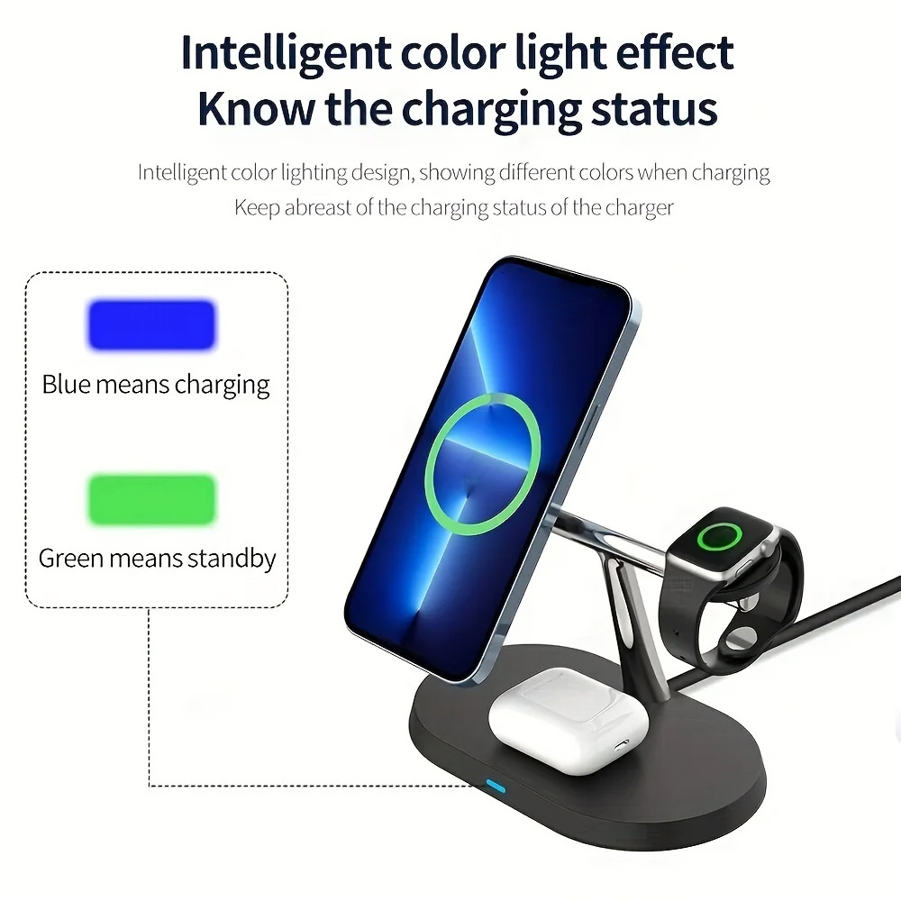 3 in 1 Magnetic Wireless Charg - Smartwatch Watches Compatible With Iphone 评论和价格