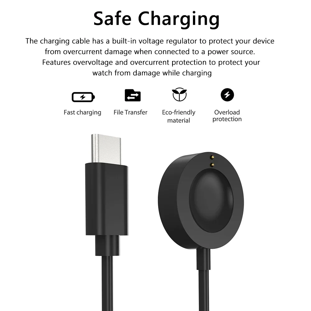 1M USB Type-C Magnetic Fast Ch - Fossil Watches Smartwatch Charger 评论和价格