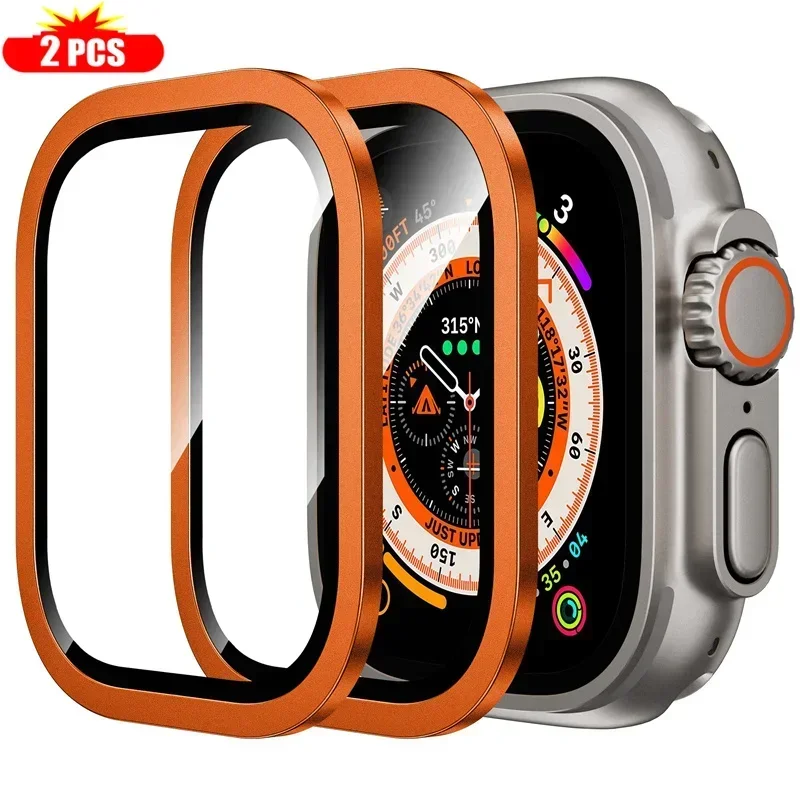 2PCS Titanium Metal Frame for  - Smartwatch Watches For Mens 评论和价格