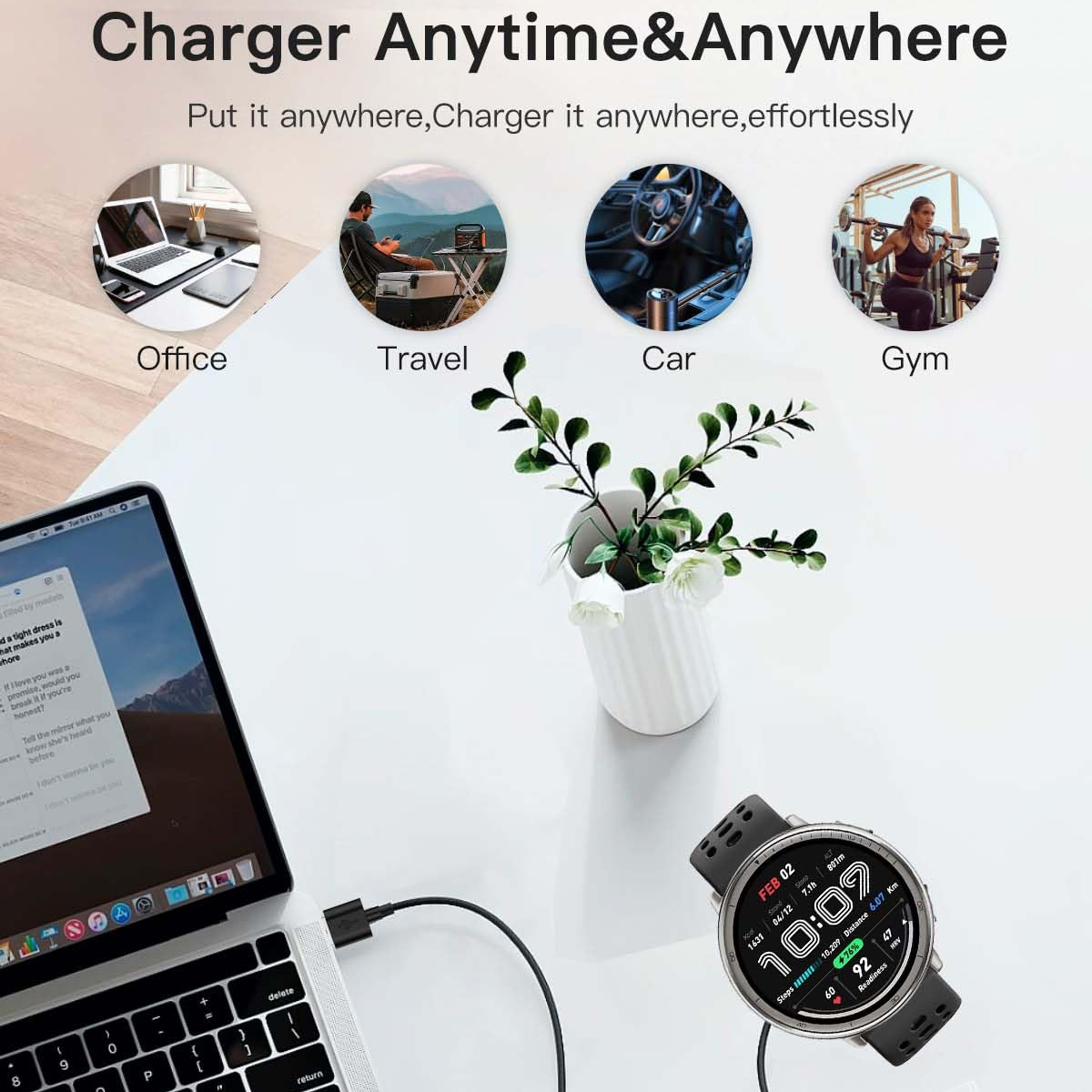 Charging Base For Amazfit Acti - Smartwatch Watches Amazfit 评论和价格