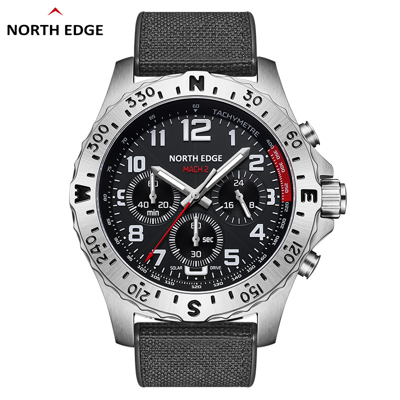 NORTH EDGE Men Watch Solar Pow - Smartwatch Premium Watches For Men 评论和价格