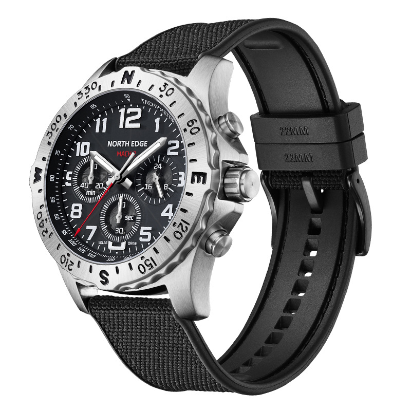 NORTH EDGE Men Watch Solar Pow - Smartwatch Premium Watches For Men 评论和价格
