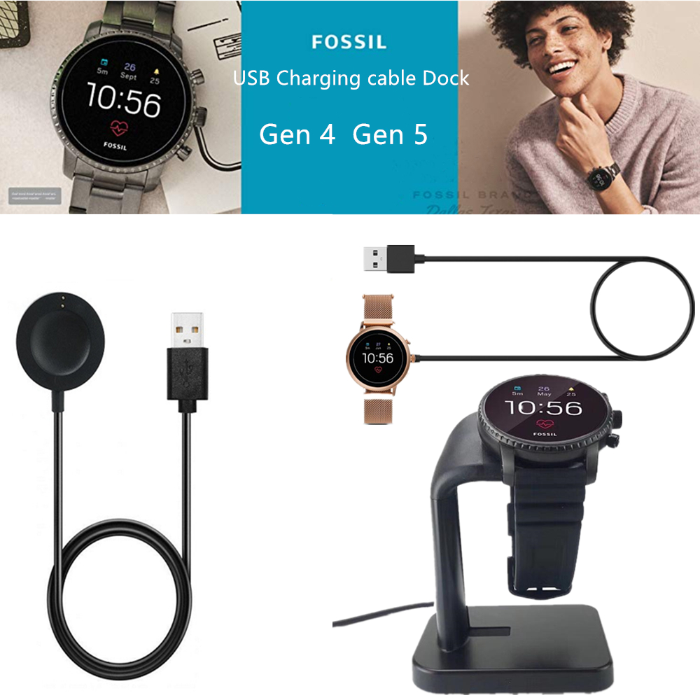 Charger For Fossil Gen 4 5 Sma - Fossil Watches Smartwatch Charger 评论和价格