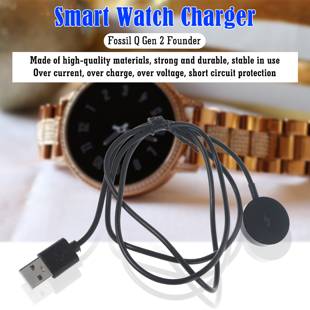 USB Smart Watch Magnetic Charg - Fossil Watches Smartwatch Charger 评论和价格