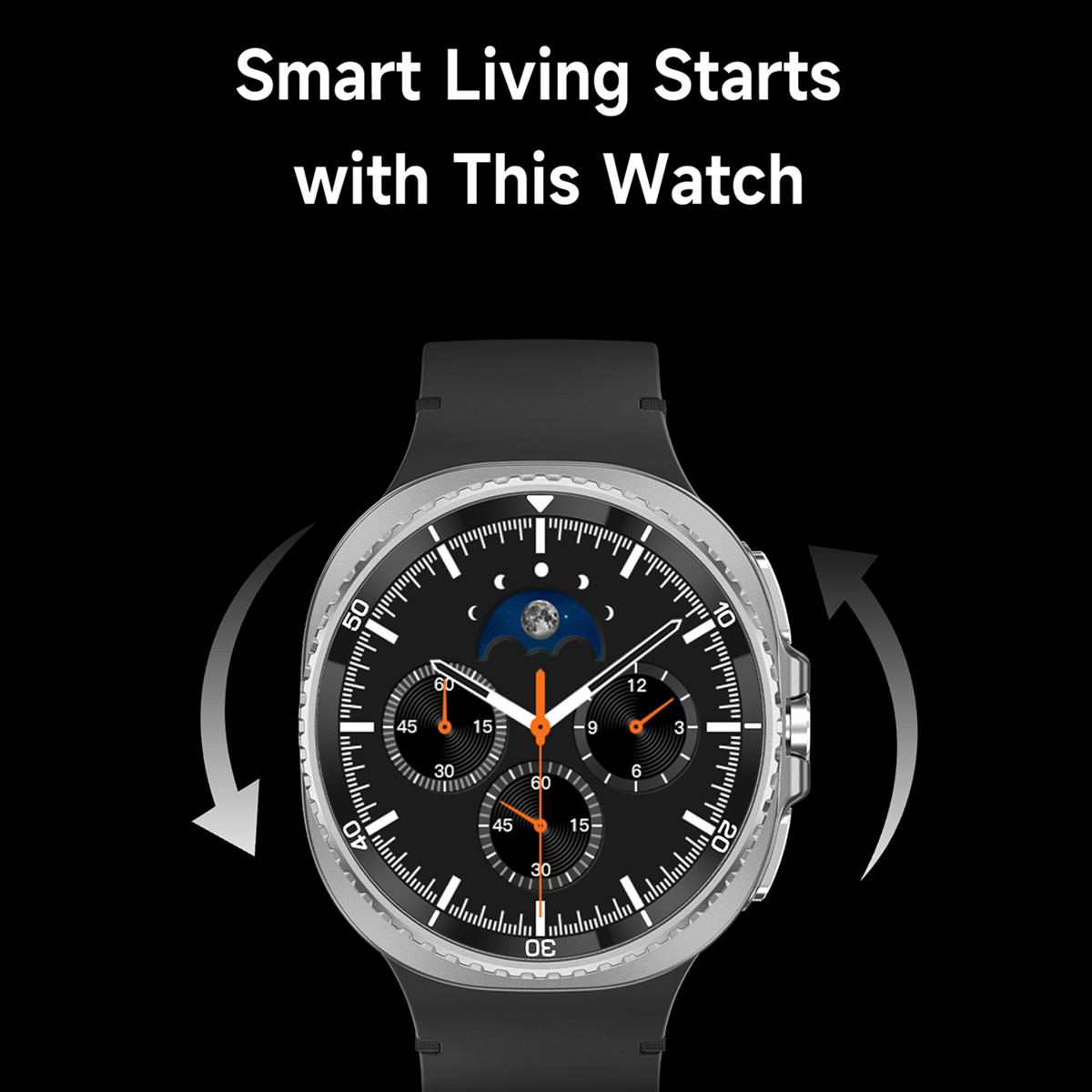 Smart Watch Man with Rotating  - Smartwatch Digital Watches For Men 评论和价格