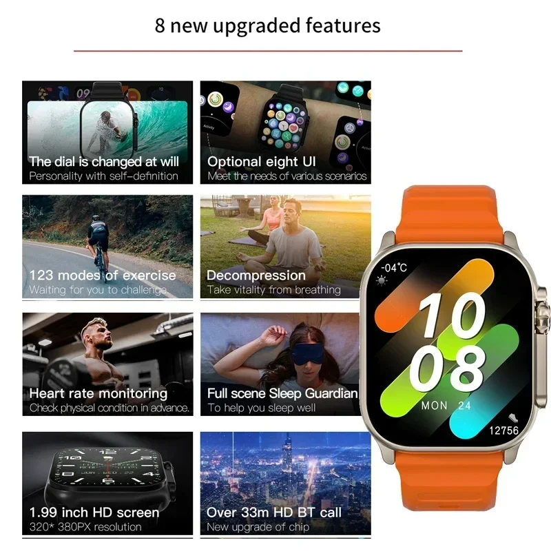 New Smartwatch Men 49mm Series - Watch Iwo 评论和价格