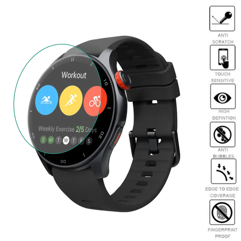 5pcs TPU Soft Smartwatch Clear - Smartwatch English 评论和价格