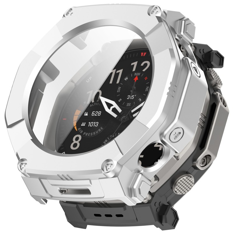 PC+Tempered Glass Case for Ama - Smartwatch Watches Amazfit 评论和价格