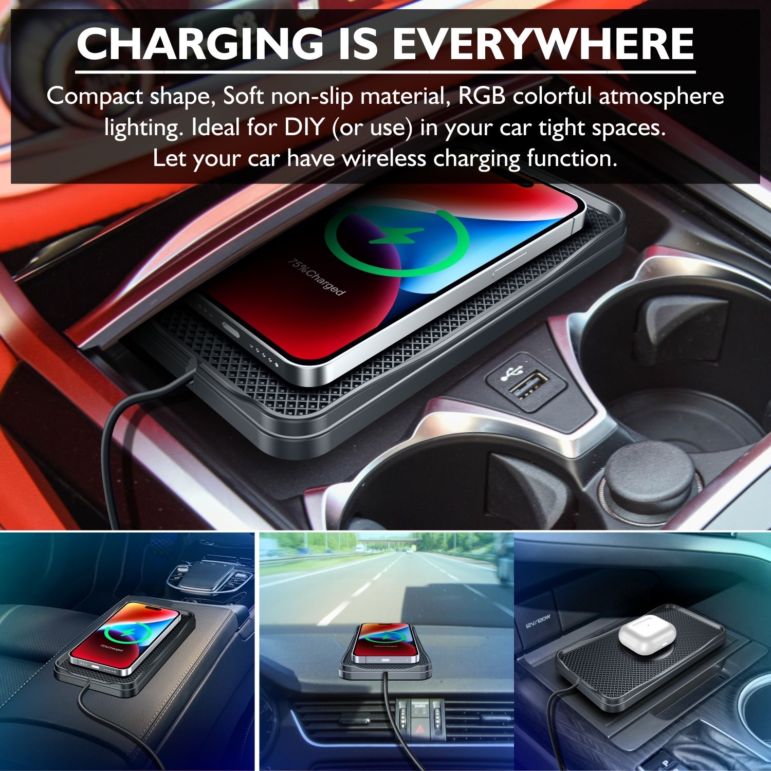 15W Wireless Charger Car Fast  - Watch Xs8 评论和价格