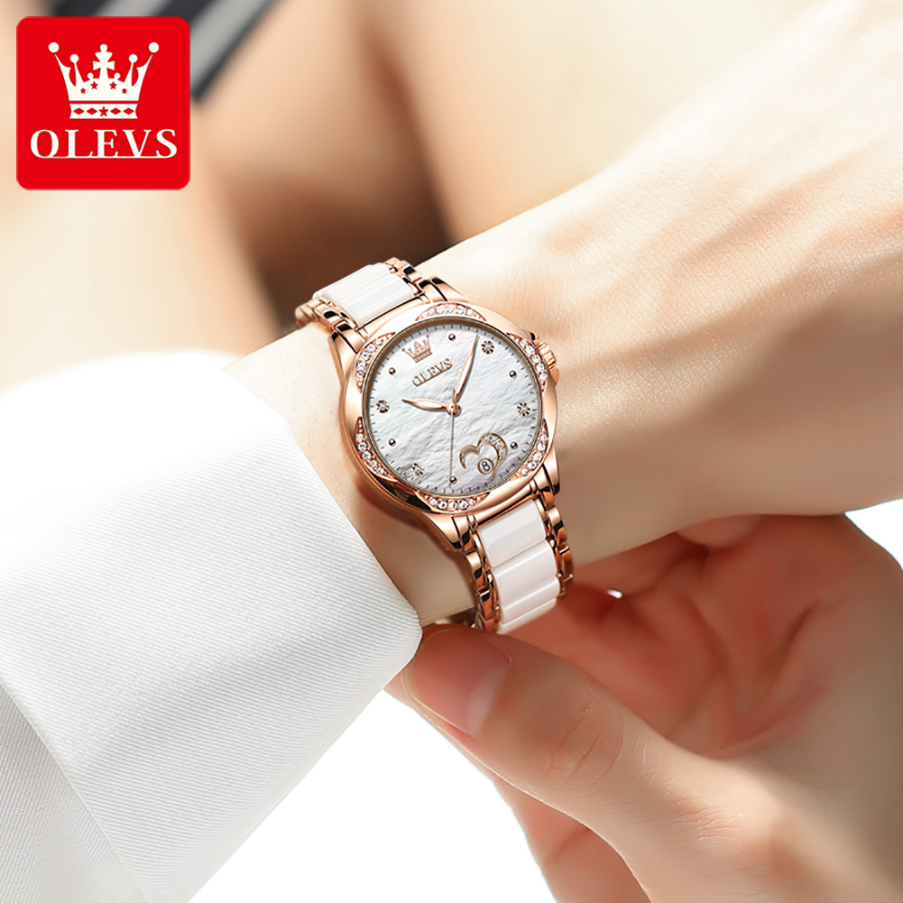 OLEVS 6631 Elegant Women's Wat - Anti-Magnetic Watch 评论和价格