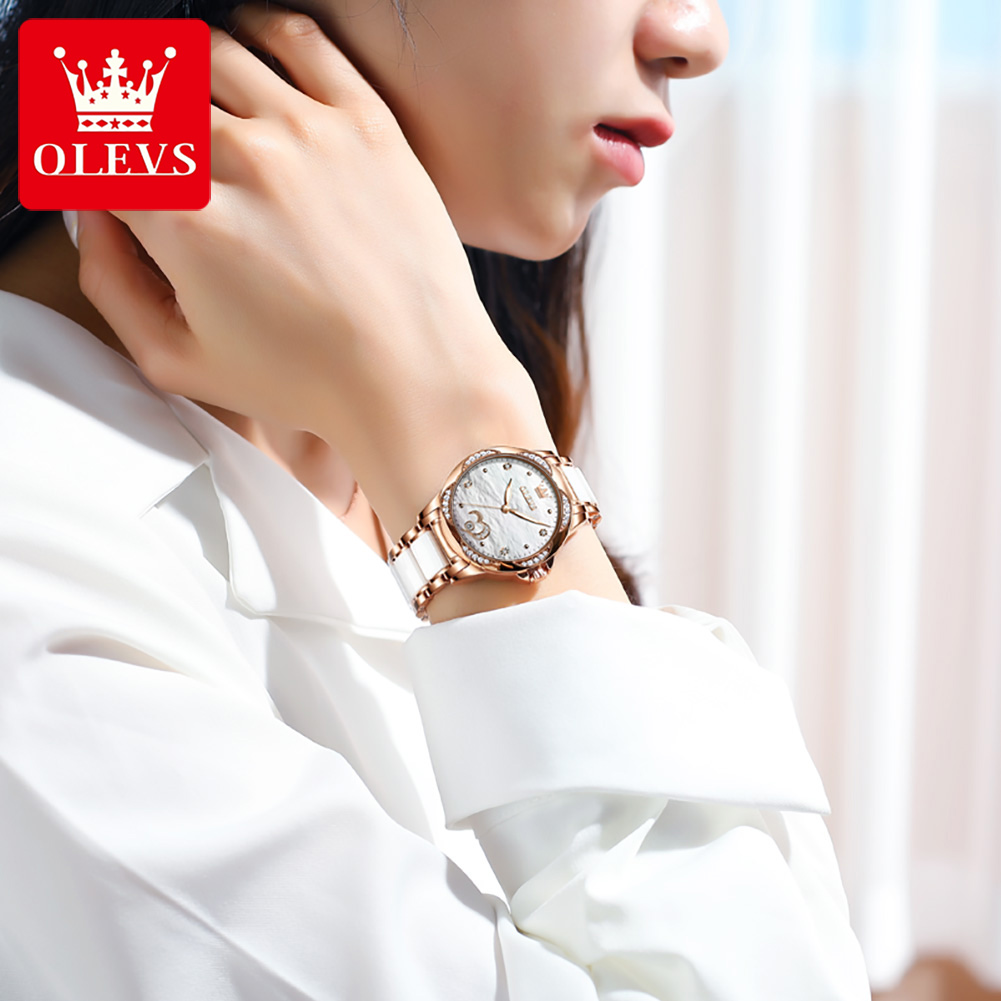 OLEVS 6631 Elegant Women's Wat - Anti-Magnetic Watch 评论和价格