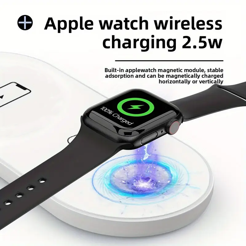 3 In 1 Dual Wireless Charger 4 - Watch Xs8 评论和价格