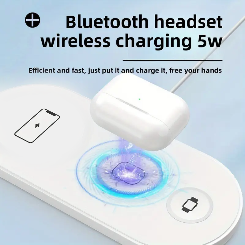 3 In 1 Dual Wireless Charger 4 - Watch Xs8 评论和价格