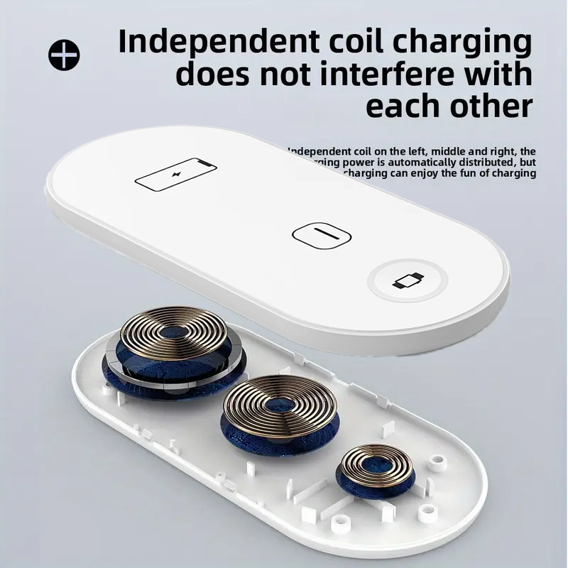 3 In 1 Dual Wireless Charger 4 - Watch Xs8 评论和价格