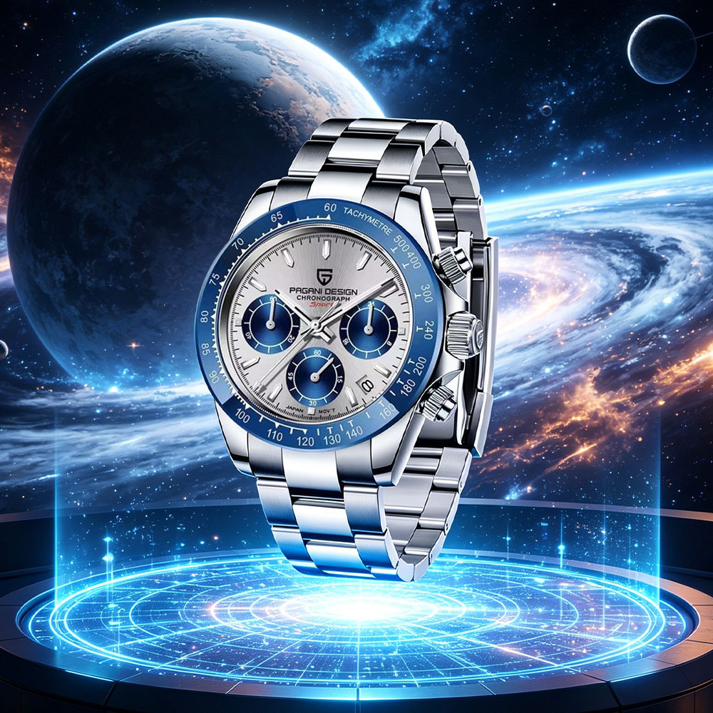 PAGANI DESIGN 40mm Men's Watch - Anti-Magnetic Watch 评论和价格
