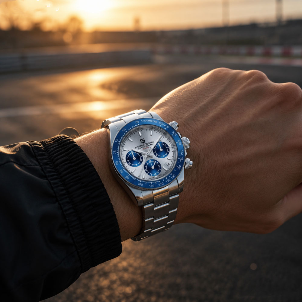 PAGANI DESIGN 40mm Men's Watch - Anti-Magnetic Watch 评论和价格