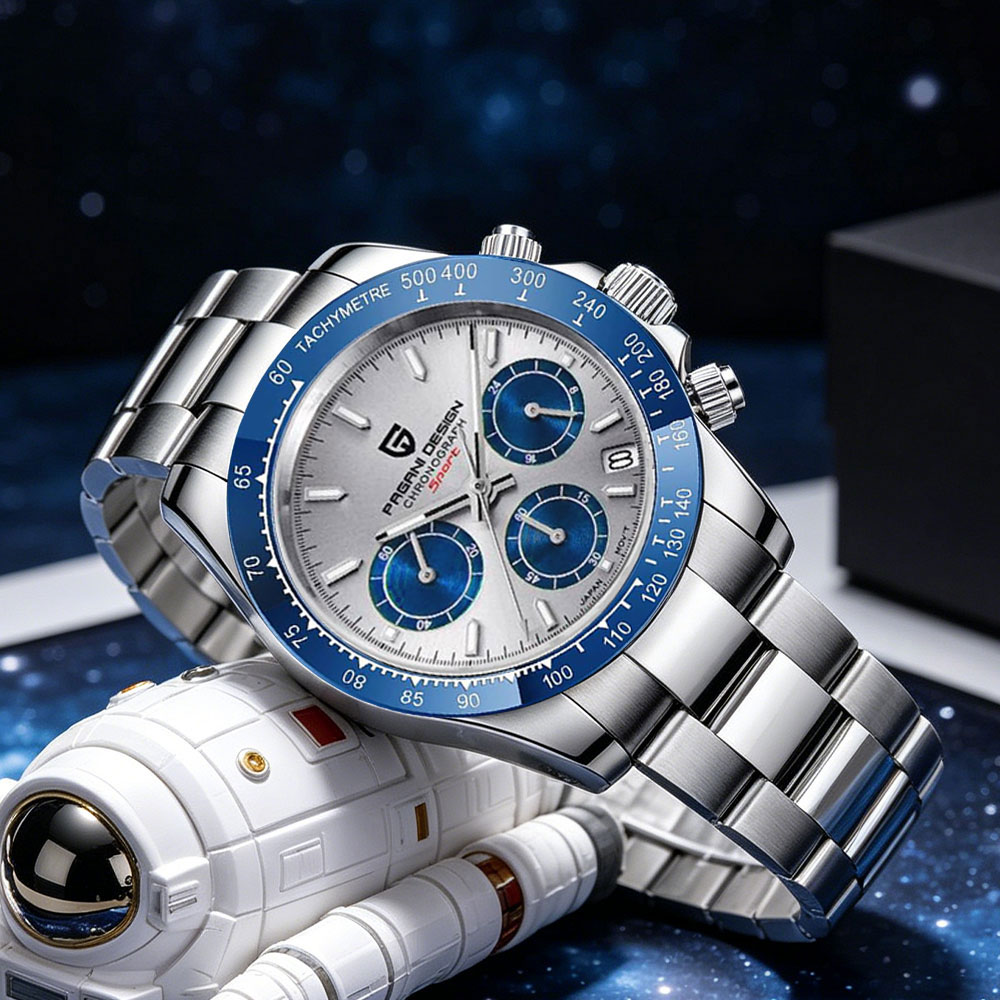 PAGANI DESIGN 40mm Men's Watch - Anti-Magnetic Watch 评论和价格