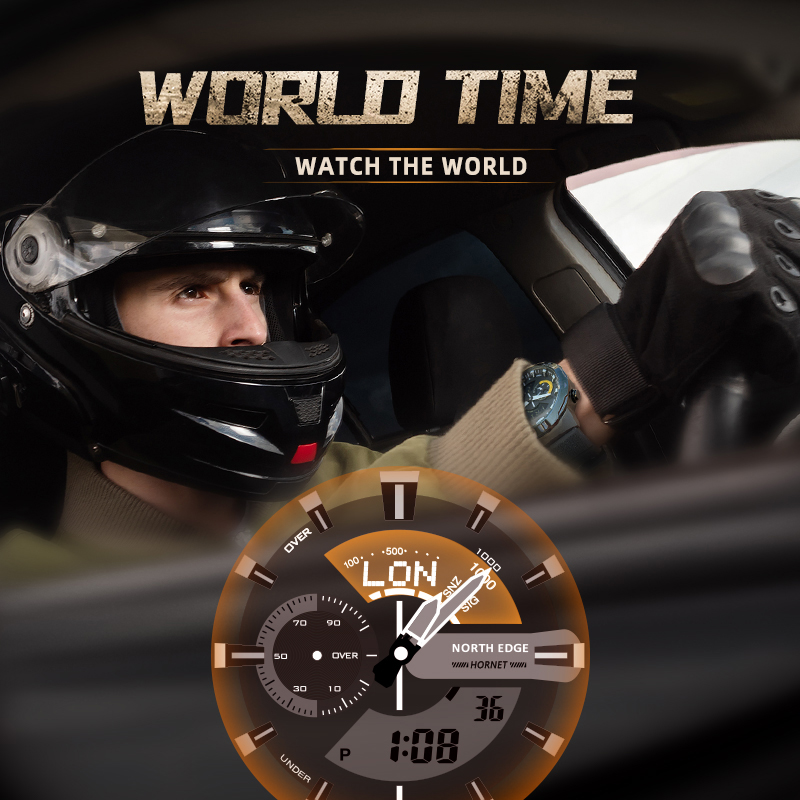 NORTH EDGE Mens Smart Watch Wo - Smartwatch Army Watches For Men 评论和价格