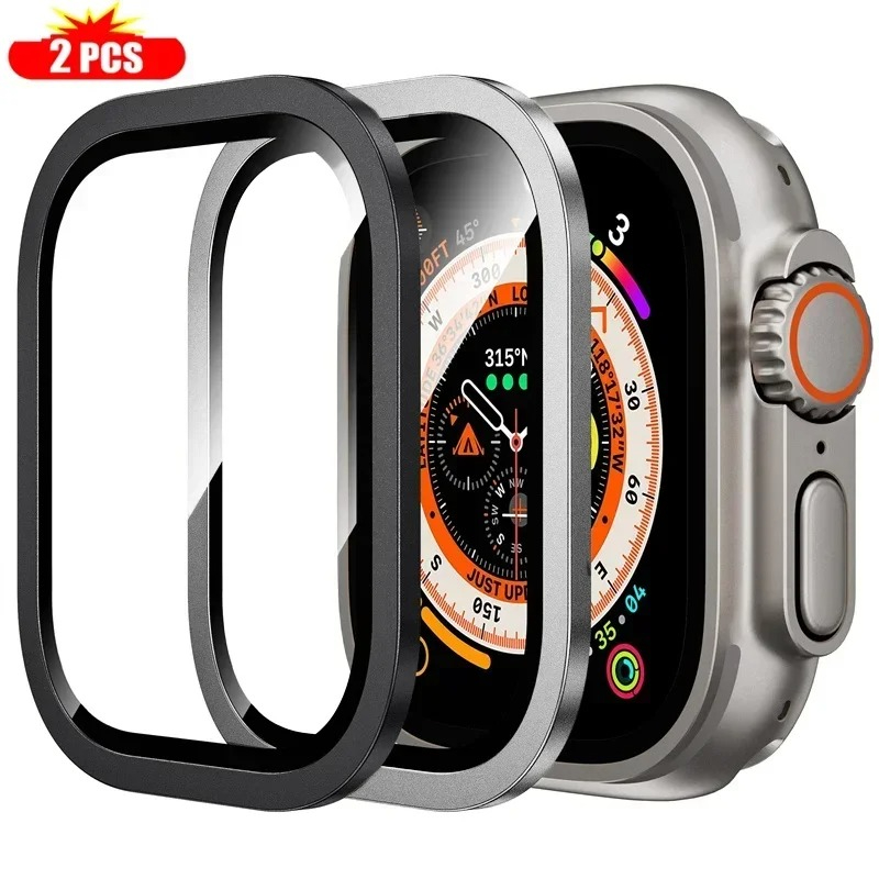 2PCS Tempered Glass for Apple  - Smartwatch Watches For Mens 评论和价格