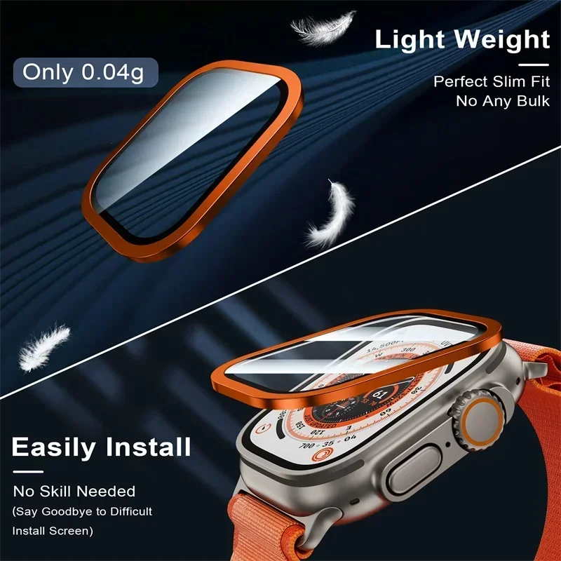 2PCS Tempered Glass for Apple  - Smartwatch Watches For Mens 评论和价格