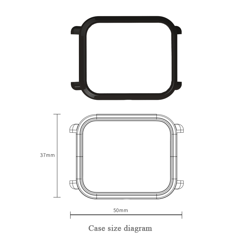Case Cover for Amazfit Bip Ban - Smartwatch English 评论和价格