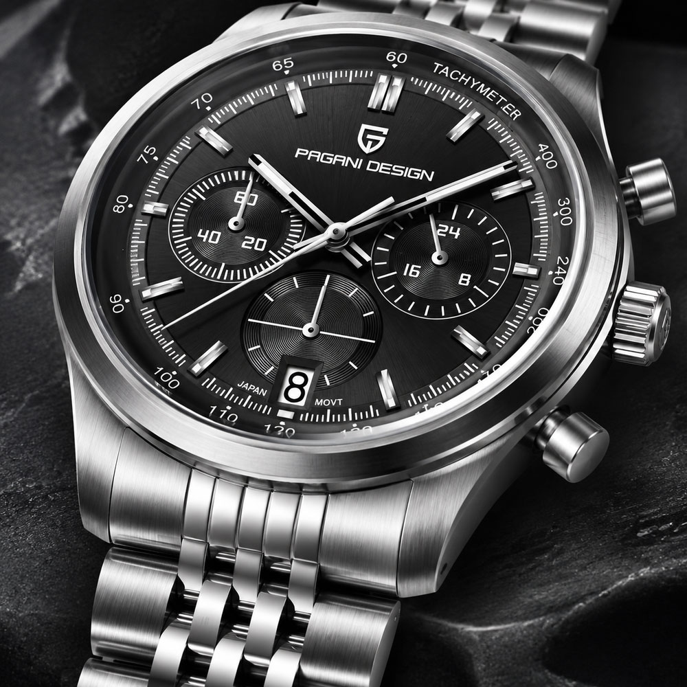 PAGANI DESIGN Men Quartz Watch - Anti-Magnetic Watch 评论和价格