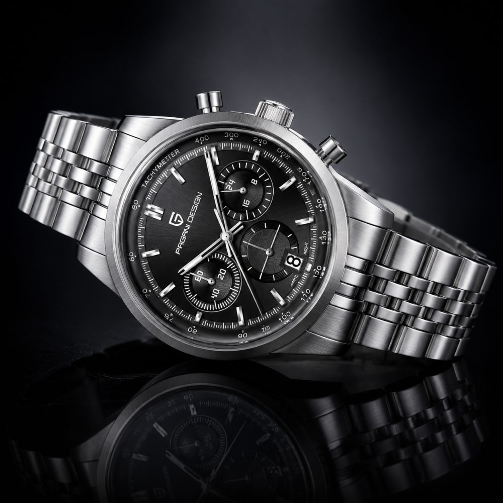 PAGANI DESIGN Men Quartz Watch - Anti-Magnetic Watch 评论和价格