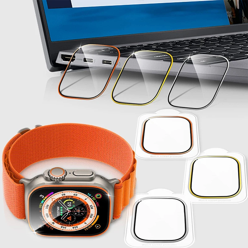 Tempered Glass for Apple Watch - Smartwatch Watches For Mens 评论和价格