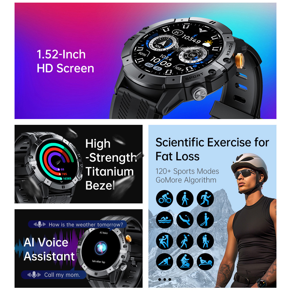 Outdoor Military Smart Watch B - Watch Iwo 评论和价格