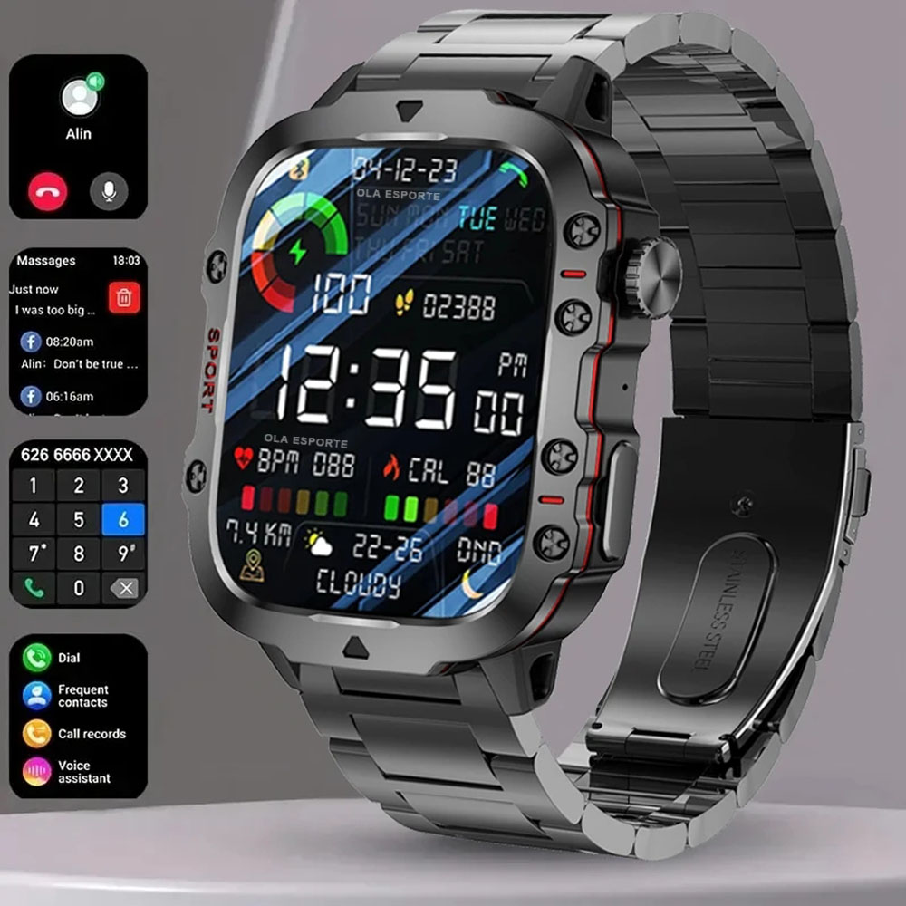 2025 New Military Smart Watch  - Watch Iwo 评论和价格