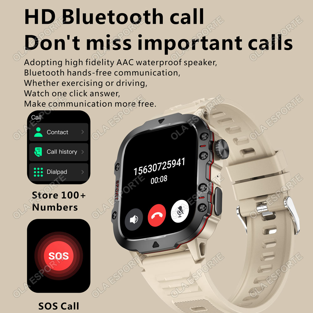 2025 New Military Smart Watch  - Watch Iwo 评论和价格