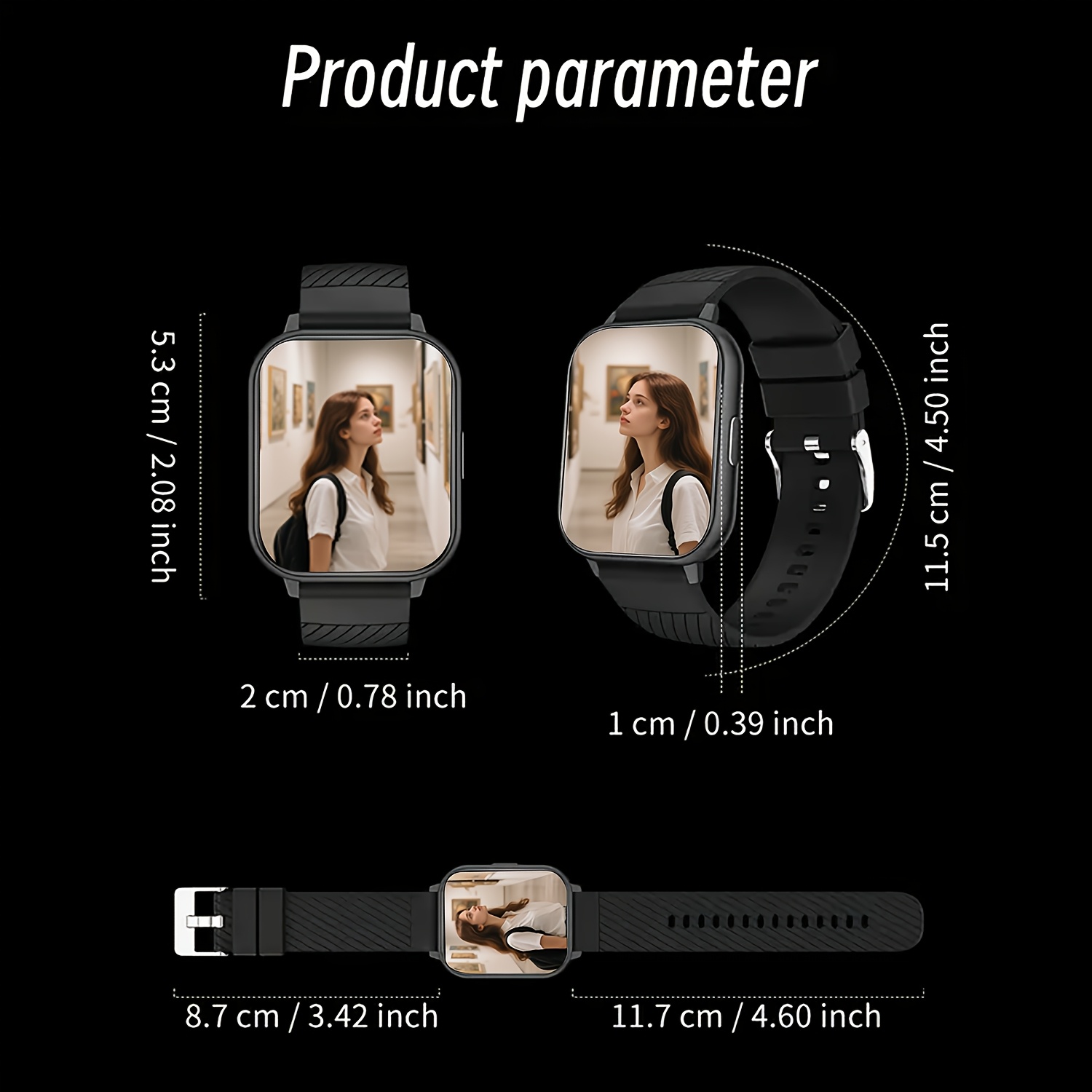 Sports Smart Watch, 1.83inch F - Smartwatch Watches Compatible With Iphone 评论和价格