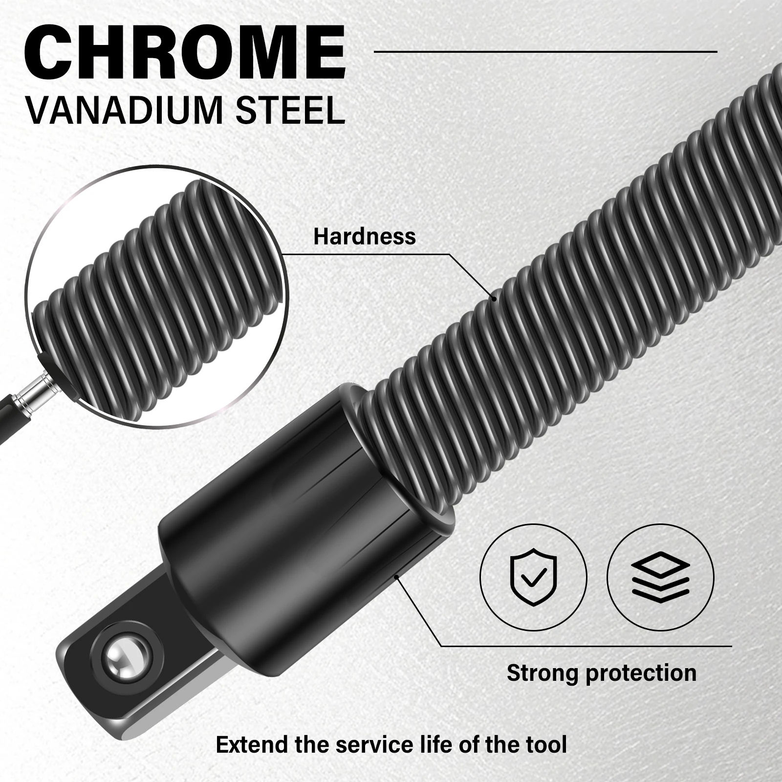 1/2 Flexible Socket Extension  - Spring Bar Tool 评论和价格