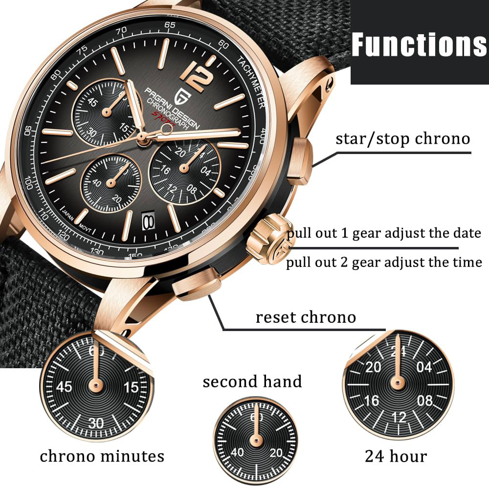 PAGANI DESIGN New Mens Watch 4 - Anti-Magnetic Watch 评论和价格
