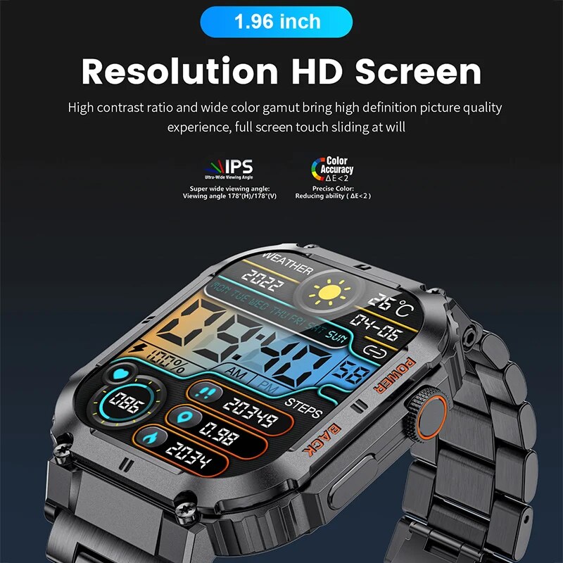 LIGE Outdoor Sports Fitness Sm - Smartwatch Digital Watches For Men 评论和价格