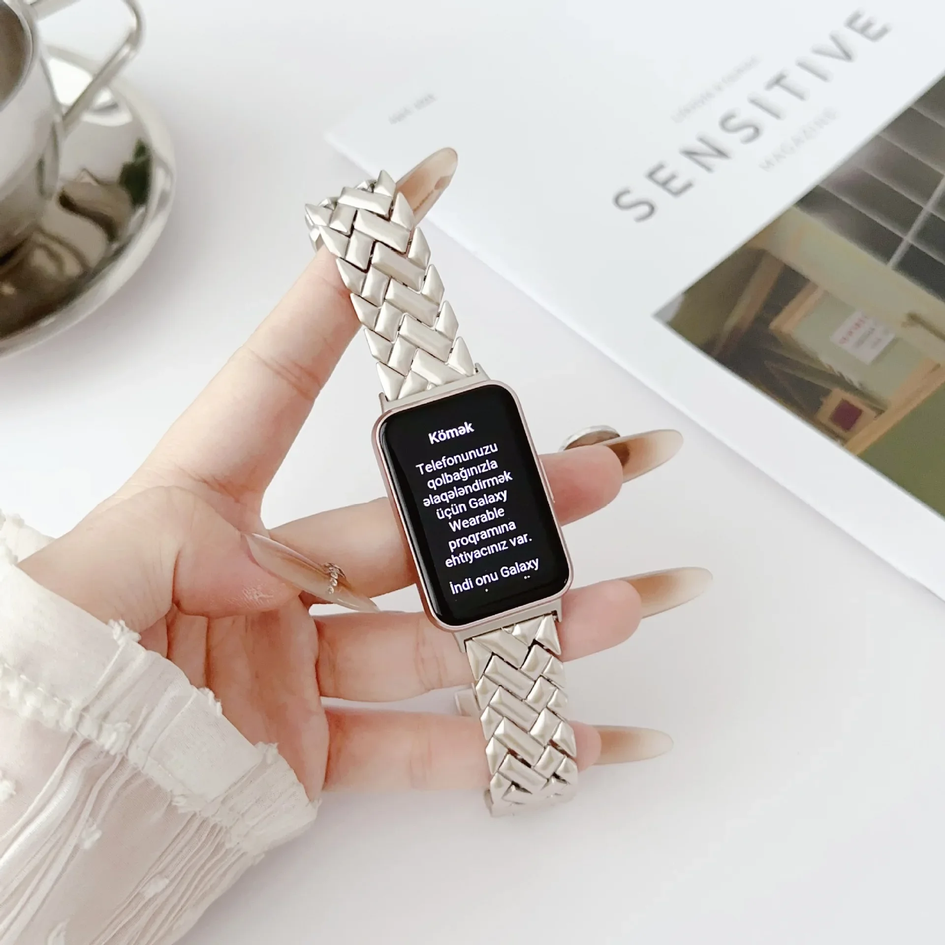 Fit3 Wristband Metal Strap for - Watch Smartwatch Android 评论和价格