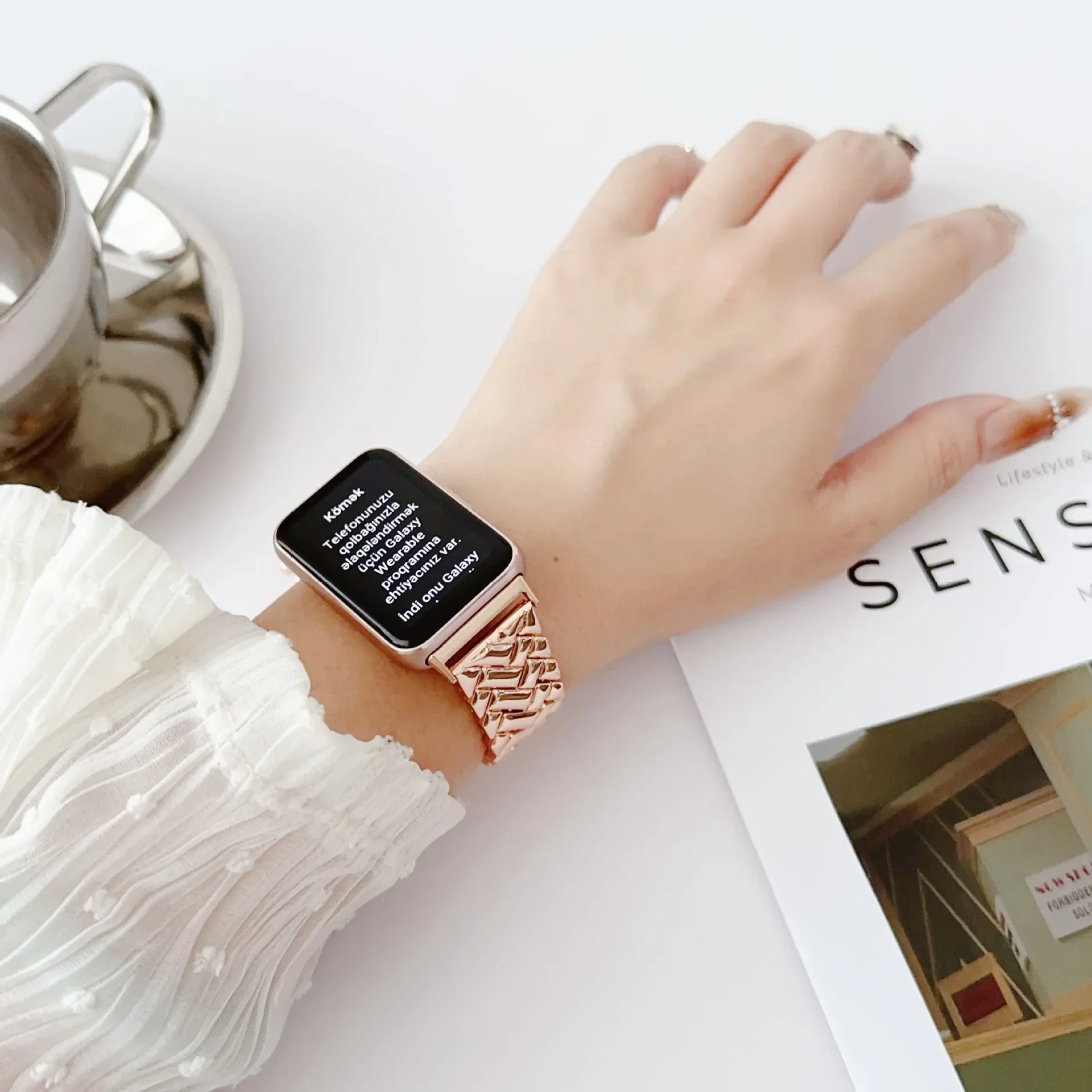 Fit3 Wristband Metal Strap for - Watch Smartwatch Android 评论和价格