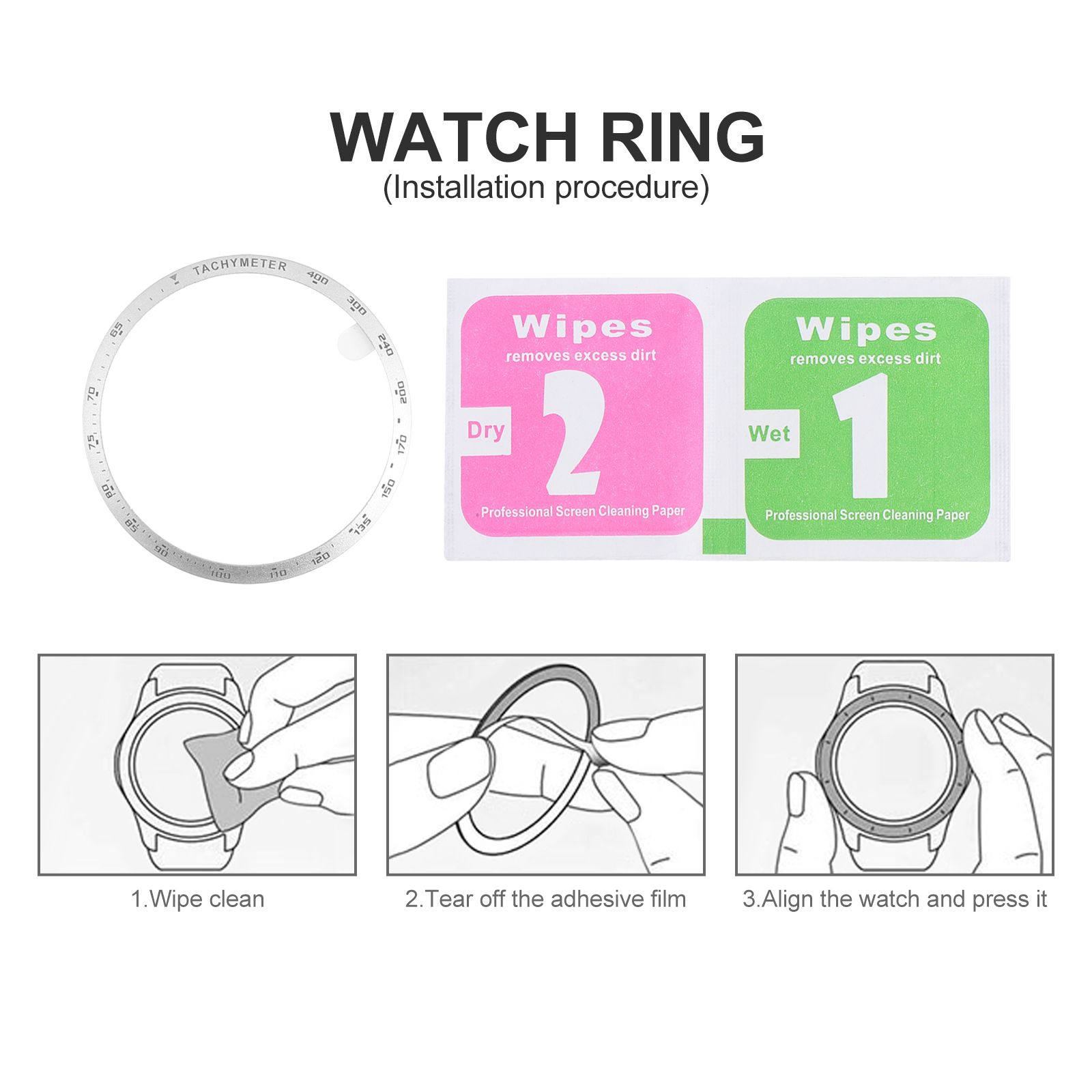 Aluminum Alloy Watch Frame Bez - Smartwatch Ring Watches 评论和价格
