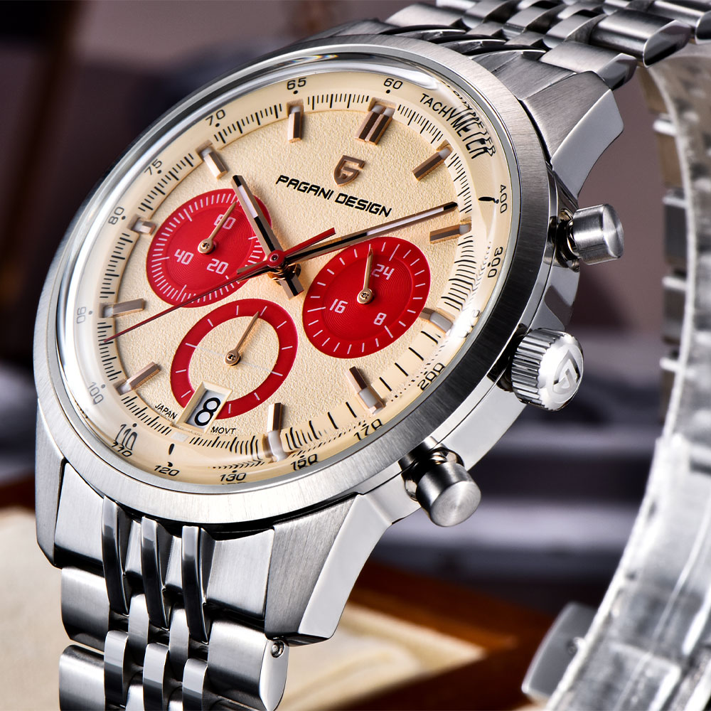 PAGANI DESIGN New Men Watch Lu - Anti-Magnetic Watch 评论和价格